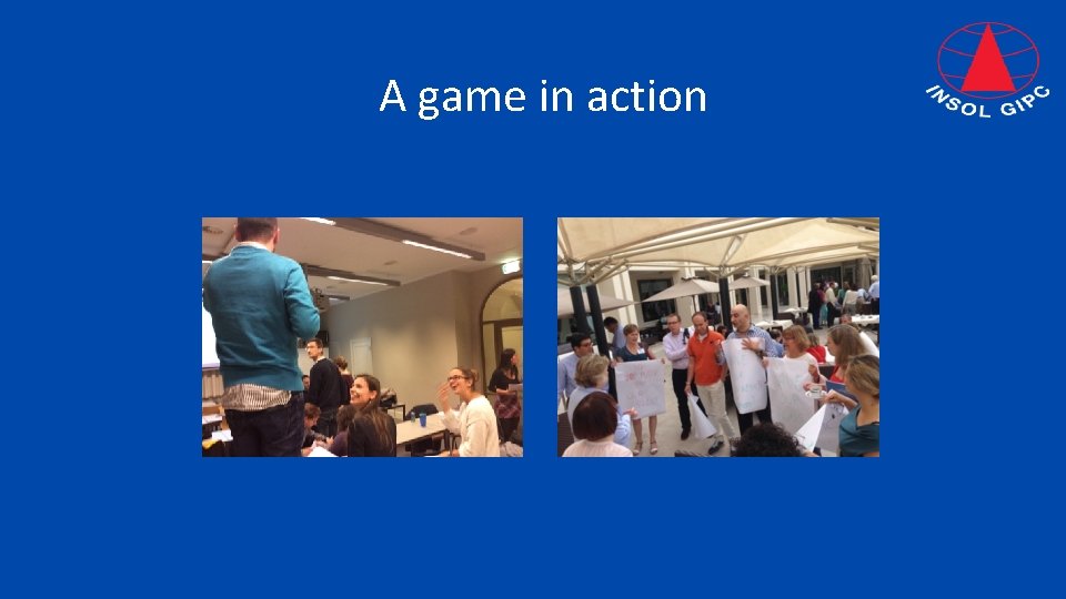 A game in action 