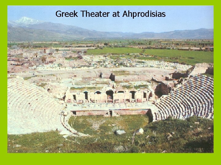 Greek Theater at Ahprodisias 