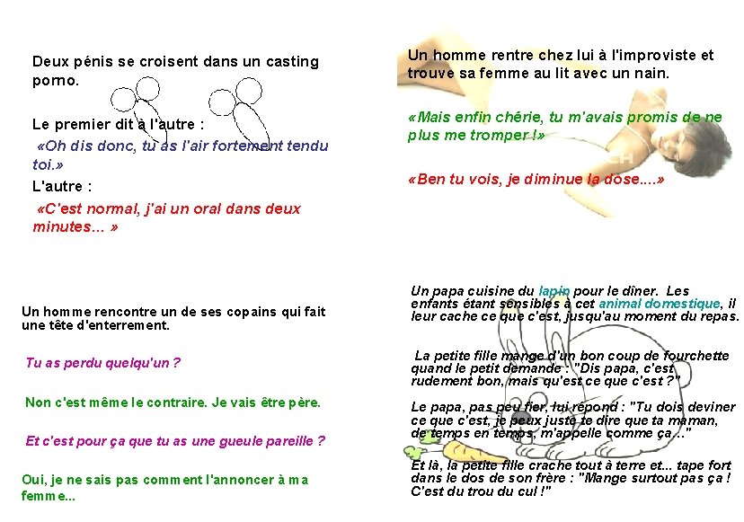 Deux pénis se croisent dans un casting porno. Un homme rentre chez lui à