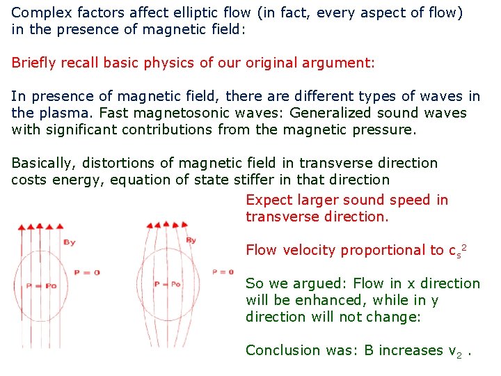 Complex factors affect elliptic flow (in fact, every aspect of flow) in the presence