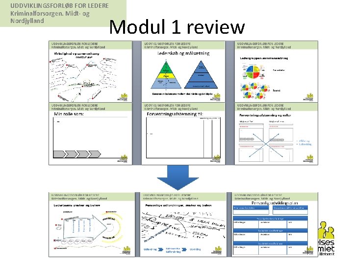 UDDVIKLINGSFORLØB FOR LEDERE Kriminalforsorgen. Midt- og Nordjylland Modul 1 review 