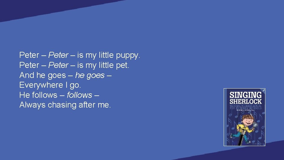 Peter – is my little puppy. Peter – is my little pet. And he