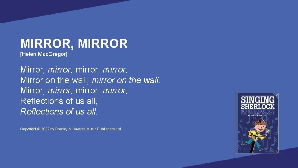 MIRROR, MIRROR [Helen Mac. Gregor] Mirror, mirror, Mirror on the wall, mirror on the