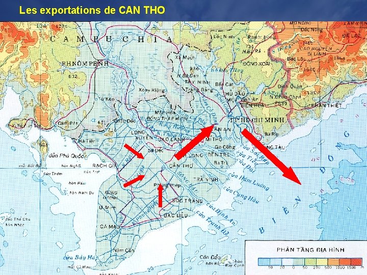 Les exportations de CAN THO 