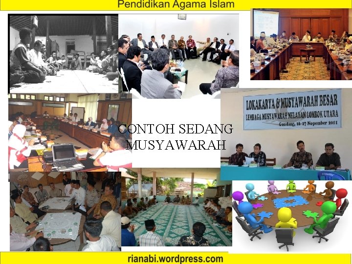 CONTOH SEDANG MUSYAWARAH 