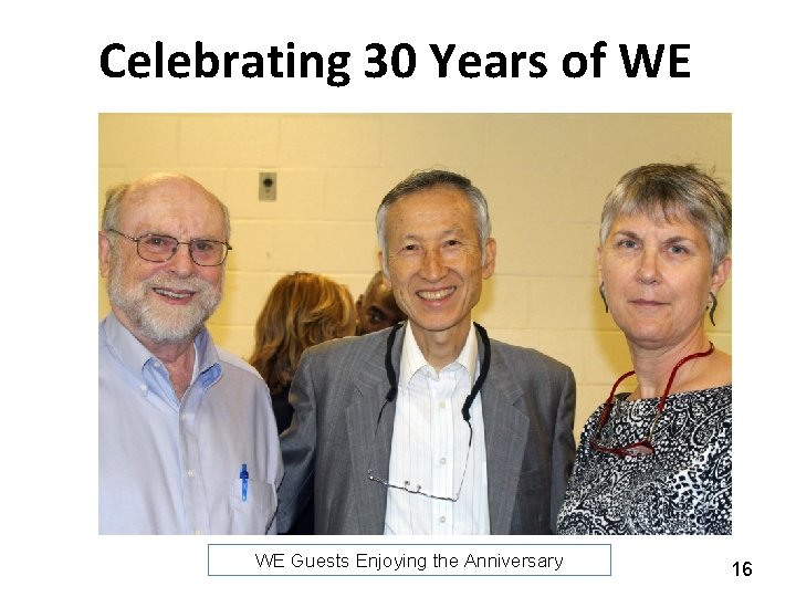 Celebrating 30 Years of WE WE Guests Enjoying the Anniversary 16 