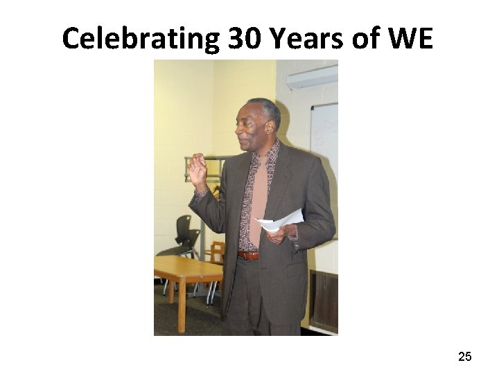 Celebrating 30 Years of WE 25 