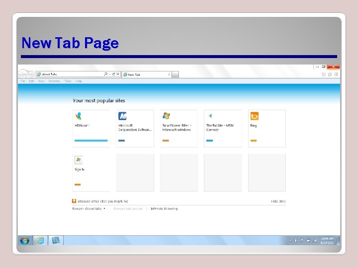 New Tab Page New Tab Page