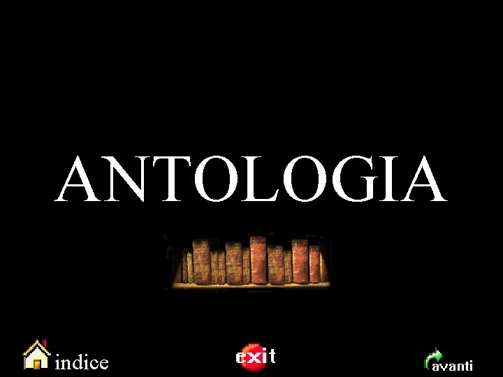 ANTOLOGIA indice 