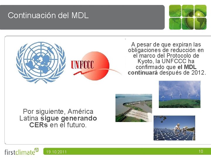 Continuación del MDL A pesar de que expiran las obligaciones de reducción en el