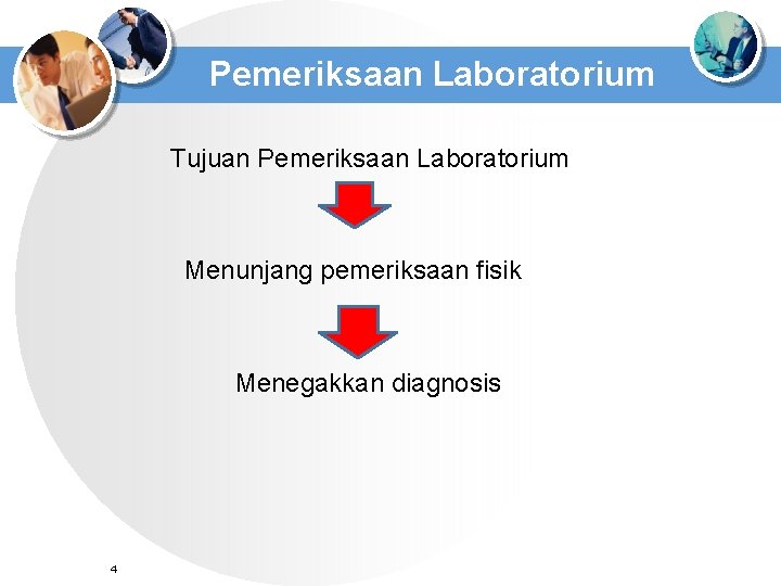 Pemeriksaan Laboratorium Tujuan Pemeriksaan Laboratorium Menunjang pemeriksaan fisik Menegakkan diagnosis 4 