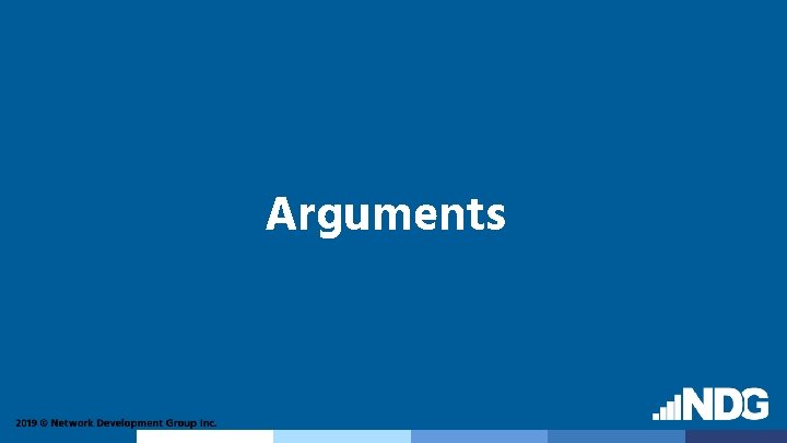 Arguments 