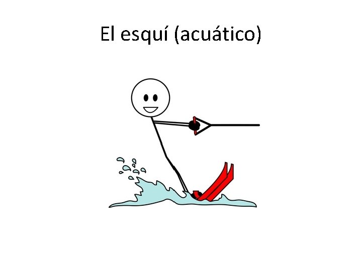 El esquí (acuático) 