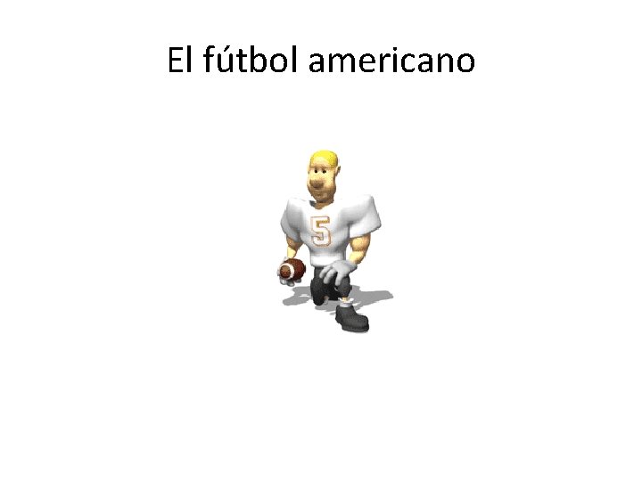 El fútbol americano 