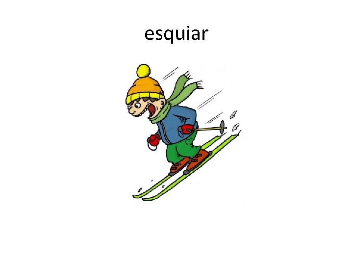 esquiar 