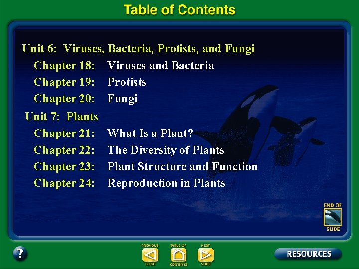 Unit 6: Viruses, Bacteria, Protists, and Fungi Chapter 18: Viruses and Bacteria Chapter 19: