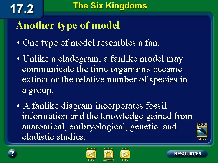 Another type of model • One type of model resembles a fan. • Unlike