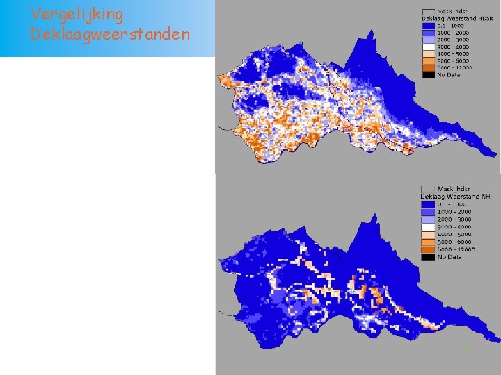 Vergelijking Deklaagweerstanden 33 