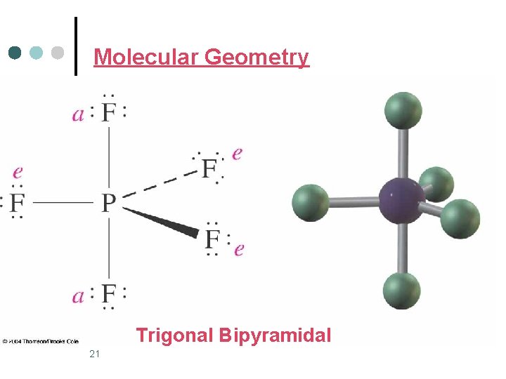 Molecular Geometry Trigonal Bipyramidal 21 