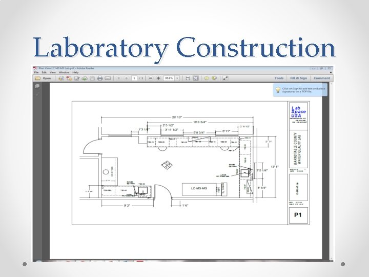 Laboratory Construction 