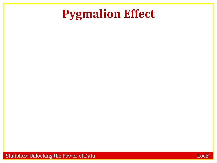 Pygmalion Effect Statistics: Unlocking the Power of Data Lock 5 