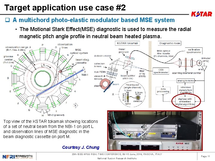 Target application use case #2 q A multichord photo-elastic modulator based MSE system •