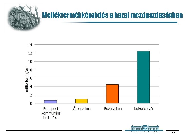 Melléktermékképződés a hazai mezőgazdaságban 45 