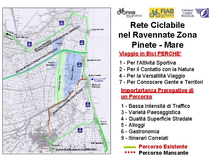 Rete Ciclabile nel Ravennate Zona Pinete - Mare Viaggio in Bici PERCHE‘ 1 -