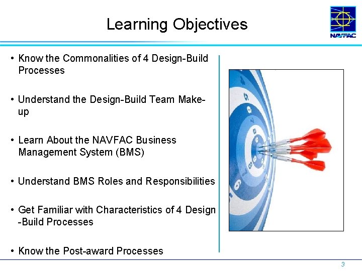 Learning Objectives • Know the Commonalities of 4 Design-Build Processes • Understand the Design-Build