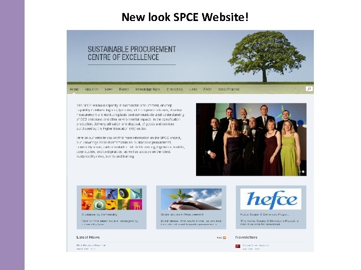 New look SPCE Website! 