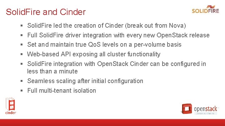 Solid. Fire and Cinder § Solid. Fire led the creation of Cinder (break out