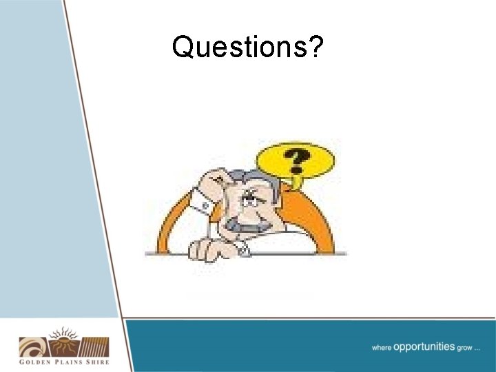 Questions? 
