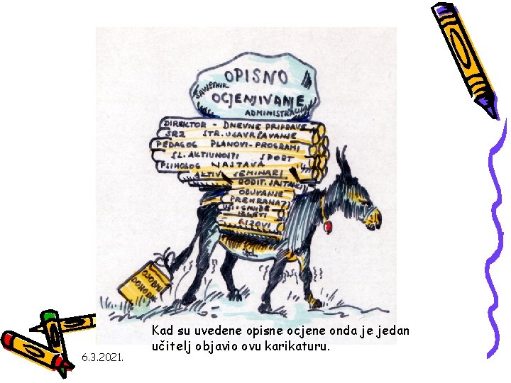 6. 3. 2021. Kad su uvedene opisne ocjene onda je jedan učitelj objavio ovu
