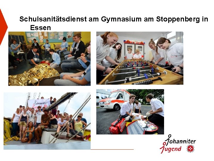 Schulsanitätsdienst am Gymnasium am Stoppenberg in Essen 
