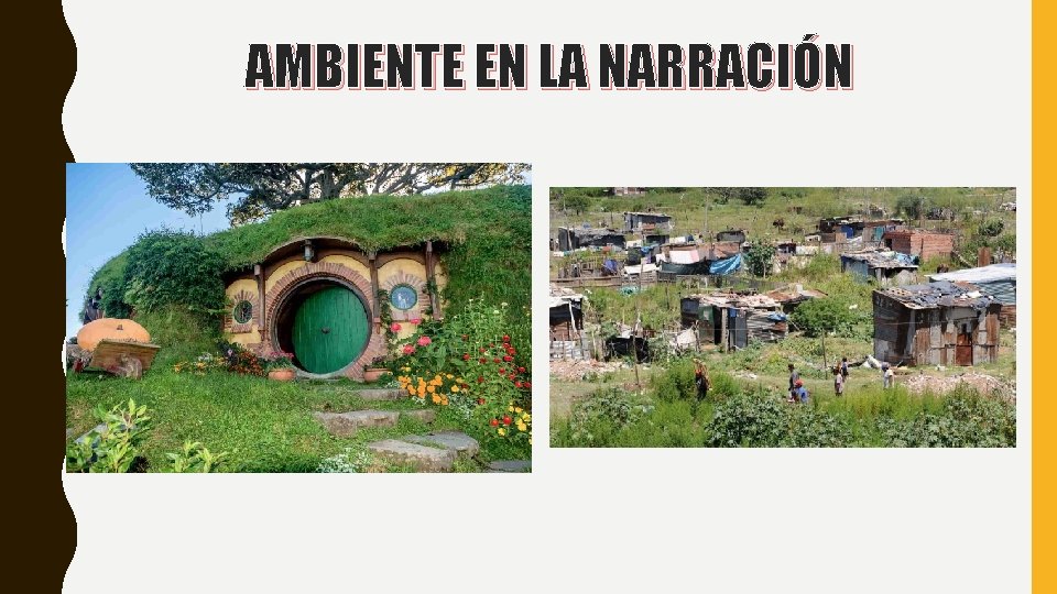 AMBIENTE EN LA NARRACIÓN 