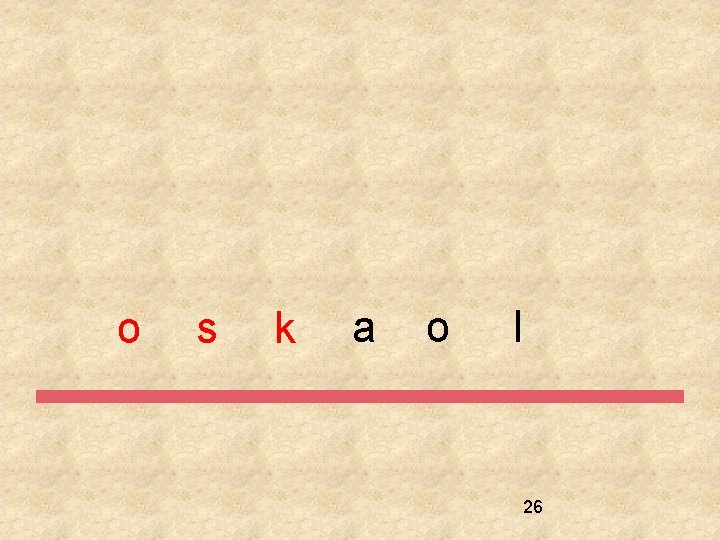 o s k a o l 26 