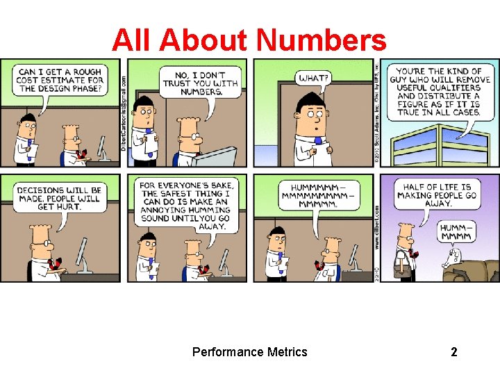 All About Numbers Performance Metrics 2 
