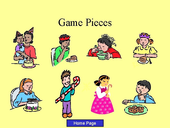 Game Pieces Home Page 