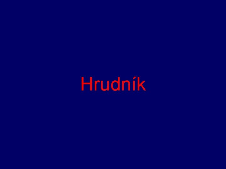 Hrudník 