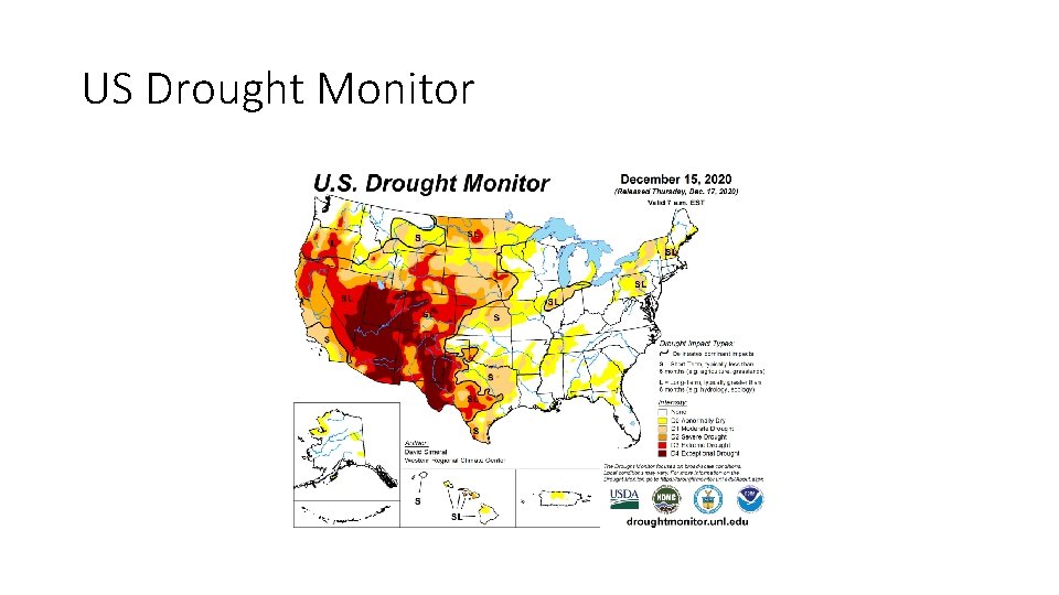 US Drought Monitor 