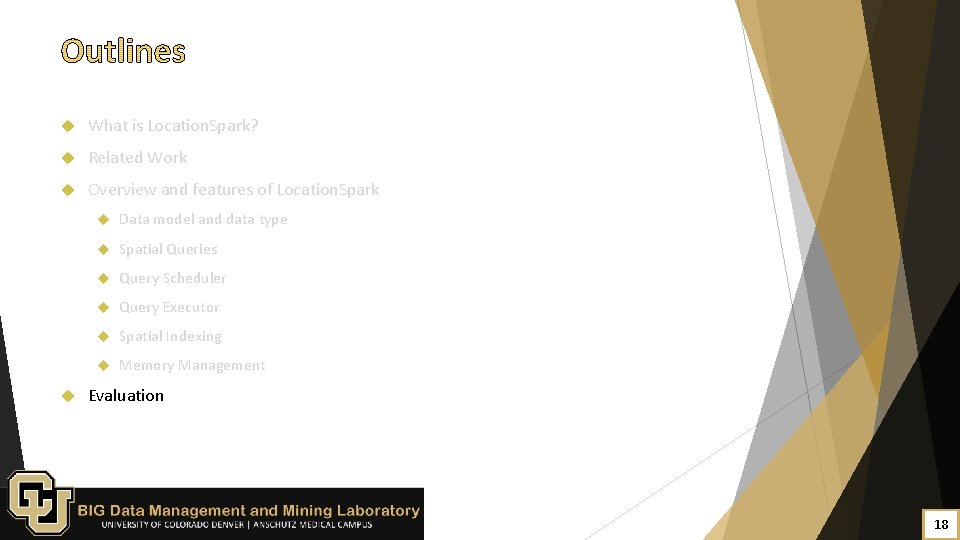  What is Location. Spark? Related Work Overview and features of Location. Spark Data