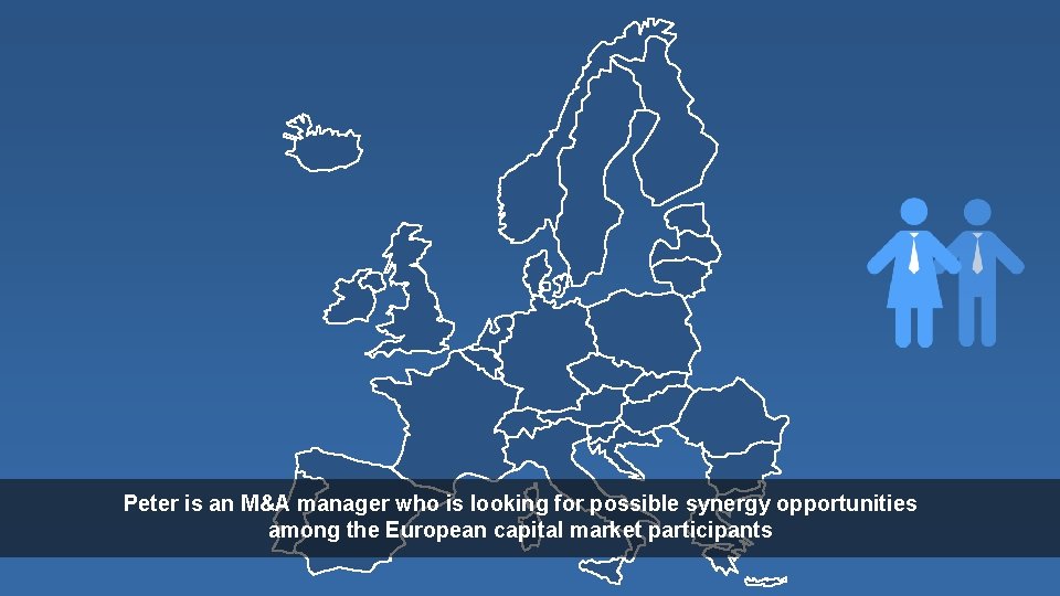 Peter is an M&A manager who is looking for possible synergy opportunities among the