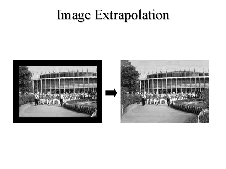 Image Extrapolation 