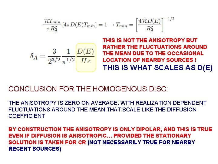 THIS IS NOT THE ANISOTROPY BUT RATHER THE FLUCTUATIONS AROUND THE MEAN DUE TO