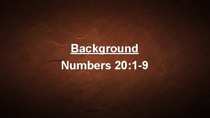 Background Numbers 20: 1 -9 