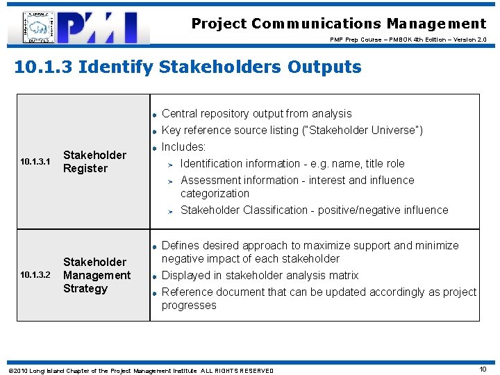 Project Communications Management PMP Prep Course – PMBOK 4 th Edition – Version 2.