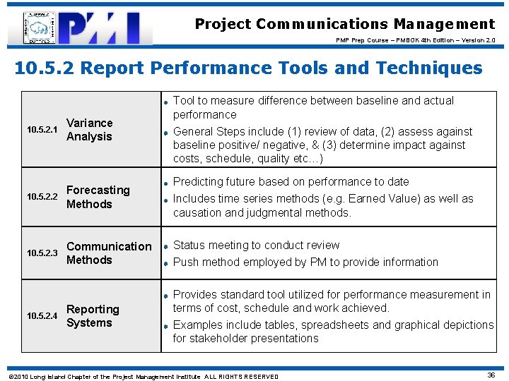 Project Communications Management PMP Prep Course – PMBOK 4 th Edition – Version 2.