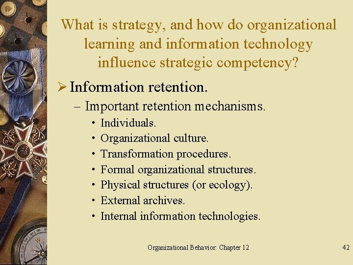 What is strategy, and how do organizational learning and information technology influence strategic competency?