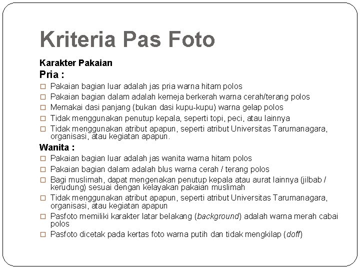 Kriteria Pas Foto Karakter Pakaian Pria : � Pakaian bagian luar adalah jas pria