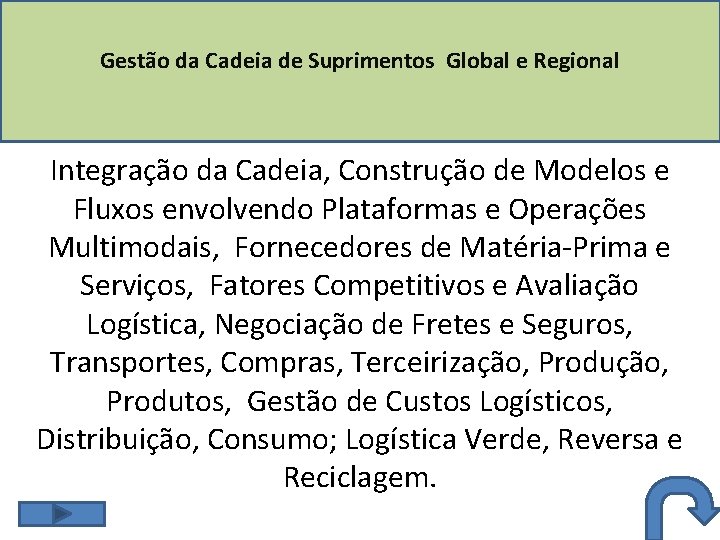 Gestão da Cadeia de Suprimentos Global e Regional Integração da Cadeia, Construção de Modelos